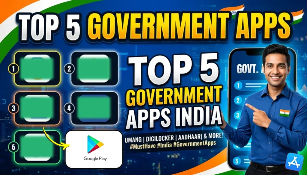 Best Government Apps: Keep These 5 Government Apps on Your Mobile, Get All Government Work Done from Home -siotat